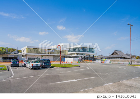 菊川市の菊川駅の風景(静岡県) 菊川市の菊川駅の風景(静岡県) 141610043