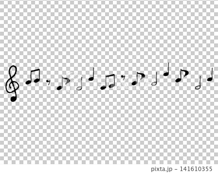 Musical note line art | Header, footer, and divider decorative border for music schools and wind ensembles (no outline, solid color, vector) Musical note line art | Header, footer, and divider decorative border for music schools and wind ensembles (no outline, solid color, vector) 141610355