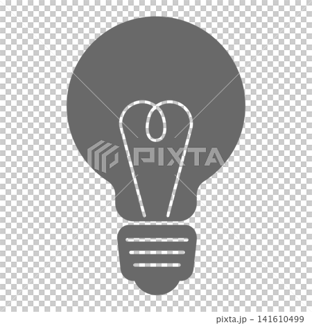 向量燈泡圖標 向量燈泡圖標 141610499