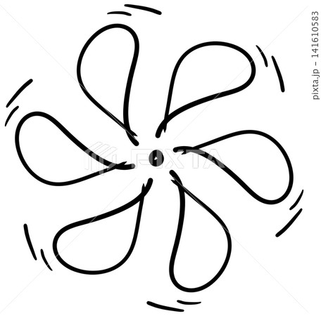 This is a hand drawing of an electric fan. This is a hand drawing of an electric fan. 141610583