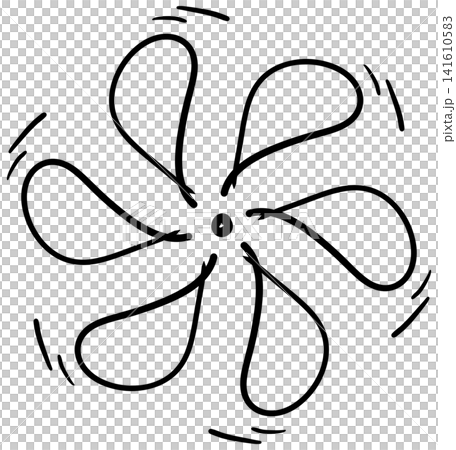 This is a hand drawing of an electric fan. This is a hand drawing of an electric fan. 141610583