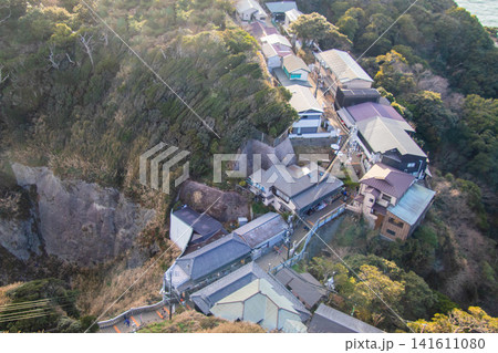 江の島シーキャンドルから真下の風景 江の島シーキャンドルから真下の風景 141611080