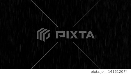 Motion blurred rain streaks isolated on a black background creating a realistic weather overlay with dynamic falling droplets perfect for visual effects compositing graphic design and atmospheric Motion blurred rain streaks isolated on a black background creating a realistic weather overlay with dynamic falling droplets perfect for visual effects compositing graphic design and atmospheric 141612074