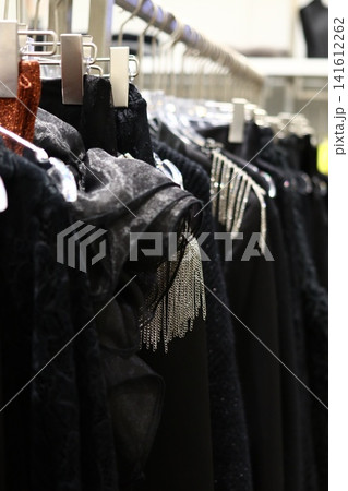 Clothes store in shopping mall. 141612262