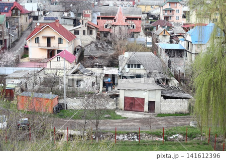 The old district of Chisinau. The old district of Chisinau. 141612396