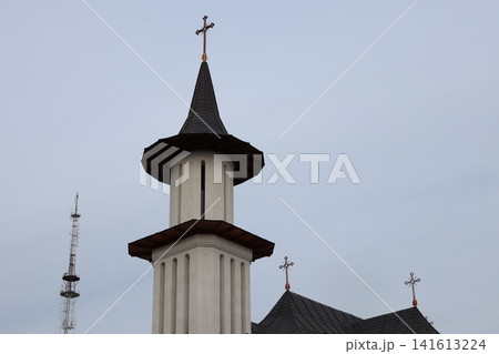 The symbiosis of an industrial building and a church. The symbiosis of an industrial building and a church. 141613224