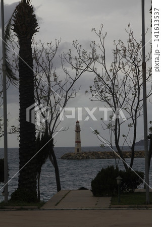 Seaside town of Turgutreis and spectacular sunsets 141613537