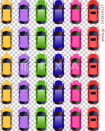 Top view colorful cars pattern collection set layout template for traffic navigation map auto rental mobile app and kids toy games layout design Top view colorful cars pattern collection set layout template for traffic navigation map auto rental mobile app and kids toy games layout design 141614127