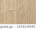 background of a damaged wood laminate flooring with lifted joint and construction defect 141614445