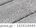 exposed aggregate concrete block pavement texture with stone surface 141614449
