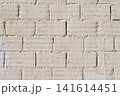 painted white brick wall texture with painted masonry surface and mortar joints 141614451
