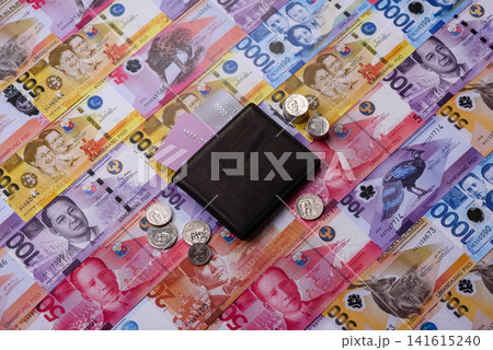 Philippines, Philippine peso banknotes and coins for trade and exchange 141615240