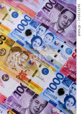 Philippines, Philippine peso banknotes and coins for trade and exchange 141615248