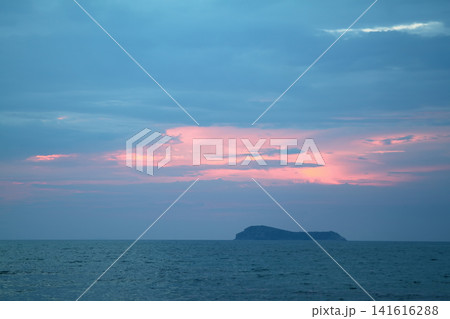 Seaside town of Turgutreis and spectacular sunsets Seaside town of Turgutreis and spectacular sunsets 141616288