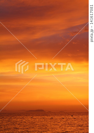 Seaside town of Turgutreis and spectacular sunsets Seaside town of Turgutreis and spectacular sunsets 141617081