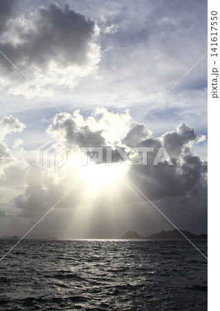 Seaside town of Turgutreis and spectacular sunsets 141617550