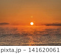 冬の海からの朝日と気嵐（けあらし） 141620061