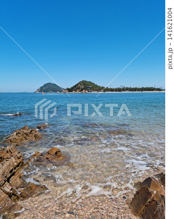This is Beolcheonpo Beach in Seosan, South Chungcheong Province, South Korea. 141621004