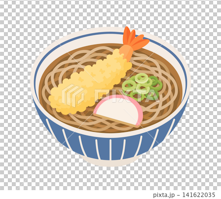 熱蕎麥麵,平面插圖 熱蕎麥麵,平面插圖 141622035