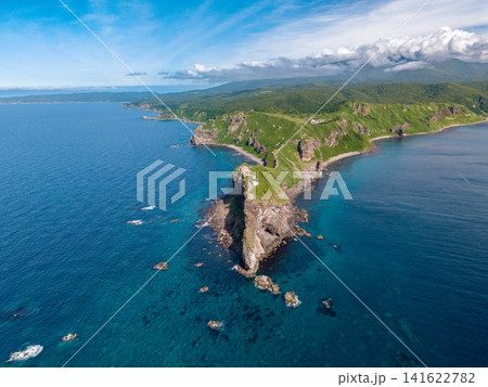 北海道 神威岬 宝島 夏 海 北海道 神威岬 宝島 夏 海 141622782
