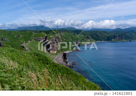 北海道 神威岬 宝島 夏 海 北海道 神威岬 宝島 夏 海 141622801