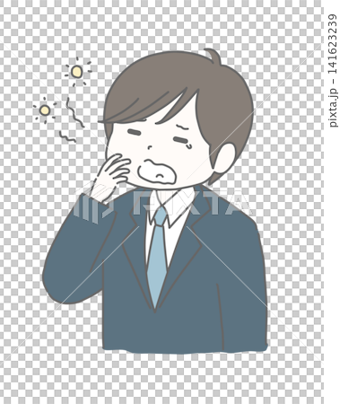 A sleepy-looking woman in a suit yawns. A sleepy-looking woman in a suit yawns. 141623239