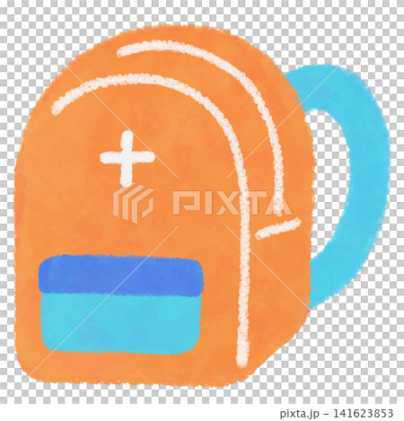 防災リュックのイラスト 防災リュックのイラスト 141623853