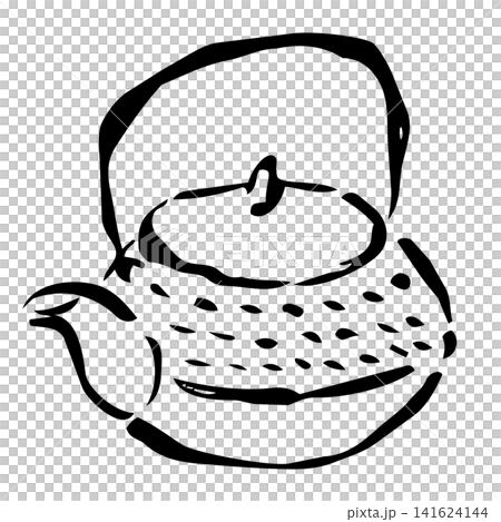 ほっこりかわいい手書き急須と鉄瓶のアイコン素材 / 和モダン・カフェ ほっこりかわいい手書き急須と鉄瓶のアイコン素材 / 和モダン・カフェ 141624144