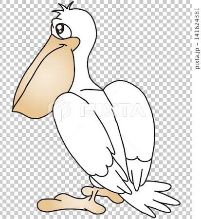 手繪動物插畫 ☆ 鵜鶘 141624381