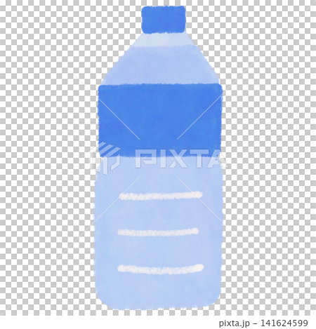 Illustration of a plastic bottle of drinking water Illustration of a plastic bottle of drinking water 141624599