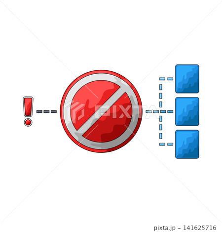 Illustration of Not Allowed 141625716