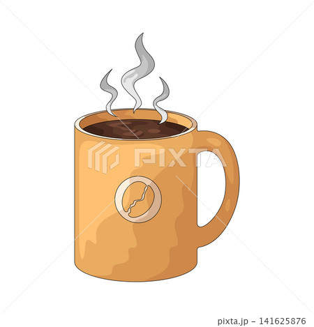 Illustration of Coffee Mug Illustration of Coffee Mug 141625876