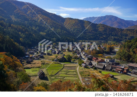 世界文化遺産 岐阜県 白川郷合掌造り集落 世界文化遺産 岐阜県 白川郷合掌造り集落 141626871