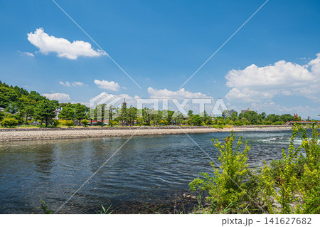宇治川風景 京都府宇治市 宇治川風景 京都府宇治市 141627682