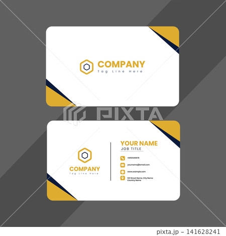 Modern Professional Corporate Business Card Template with Clean Minimal Layout for Company Branding, Creative Double Sided Visiting Card Design, Editable Print Ready Business Identity Stationery, Prof Modern Professional Corporate Business Card Template with Clean Minimal Layout for Company Branding, Creative Double Sided Visiting Card Design, Editable Print Ready Business Identity Stationery, Prof 141628241