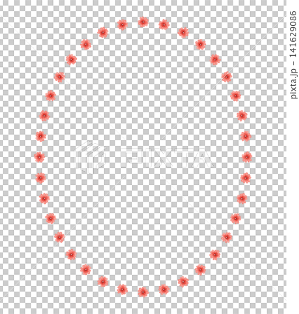Summer small red flower frame watercolor illustration. Hand drawn Glandularia peruviana wreath with dot and oval copy space. Decorative design for wedding greeting card. Botanical wildflower template. Summer small red flower frame watercolor illustration. Hand drawn Glandularia peruviana wreath with dot and oval copy space. Decorative design for wedding greeting card. Botanical wildflower template. 141629086