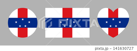 Netherlands Antilles Flag circle, heart, rectangle icon, sticker set. Flag of Netherlands Antilles round, heart, rectangular button, badge. National flag Netherlands Antilles islands banner. Netherlands Antilles Flag circle, heart, rectangle icon, sticker set. Flag of Netherlands Antilles round, heart, rectangular button, badge. National flag Netherlands Antilles islands banner. 141630727