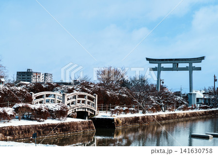 京都 長岡天満宮の大鳥居 京都 長岡天満宮の大鳥居 141630758