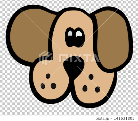 Hand drawn puppy head shape for decoration, dog cartoon, characters, comic, pet shop, vet, adopt rescue animal, foster home, shelter, house, sleeping time, bedtime, pet costume, plush toy Hand drawn puppy head shape for decoration, dog cartoon, characters, comic, pet shop, vet, adopt rescue animal, foster home, shelter, house, sleeping time, bedtime, pet costume, plush toy 141631803