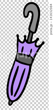 Hand drawn purple umbrella for summer, rainy season, hot weather, decoration, sunny, sea, sand, sun, vacation, happy holidays, weekends, hobbies, leisure, relaxed time, office workers, walking, icon Hand drawn purple umbrella for summer, rainy season, hot weather, decoration, sunny, sea, sand, sun, vacation, happy holidays, weekends, hobbies, leisure, relaxed time, office workers, walking, icon 141632084
