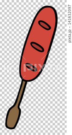 Hand drawn sausage stick for food, lunch time, cafe, restaurant, menu, recipe, cook book, cartoon, office workers, grocery shopping, supermarket, market, mart, street stall, snack time, kids Hand drawn sausage stick for food, lunch time, cafe, restaurant, menu, recipe, cook book, cartoon, office workers, grocery shopping, supermarket, market, mart, street stall, snack time, kids 141632097