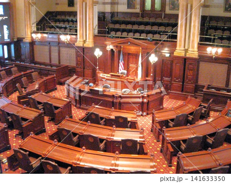 Springfield Illinois Capital building Interior Senate Chamber Springfield Illinois Capital building Interior Senate Chamber 141633350