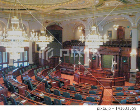 Springfield Illinois Capital building Interior Senate Chamber Springfield Illinois Capital building Interior Senate Chamber 141633359