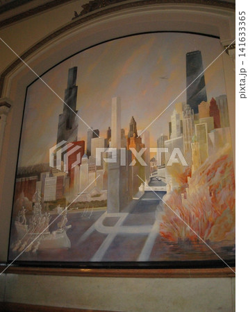 Springfield Illinois Capital building Interior Art Paintings on display Springfield Illinois Capital building Interior Art Paintings on display 141633365