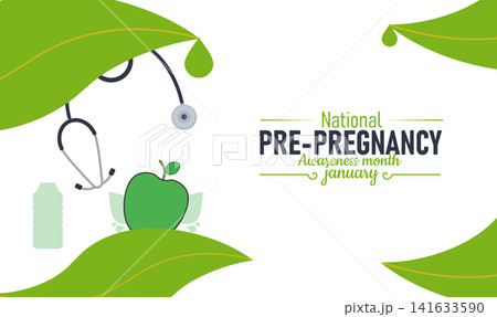 National Pre-Pregnancy Awareness Month Poster Banner and Background Design Template Featuring Mother, Heart, and Health Icons for Family Planning, Maternal Wellness, and Pregnancy Preparation National Pre-Pregnancy Awareness Month Poster Banner and Background Design Template Featuring Mother, Heart, and Health Icons for Family Planning, Maternal Wellness, and Pregnancy Preparation 141633590