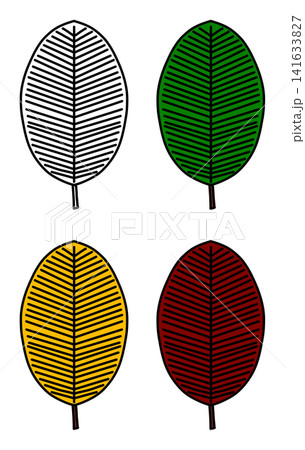 It is an illustration of a leaf. 141633827