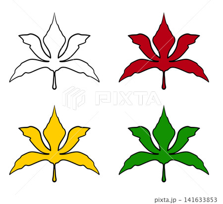 It is an illustration of a leaf. It is an illustration of a leaf. 141633853