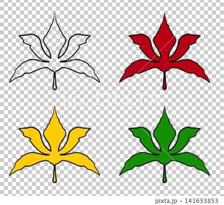 It is an illustration of a leaf. It is an illustration of a leaf. 141633853