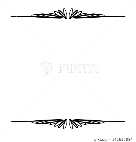The border pattern is hand drawn. The border pattern is hand drawn. 141633854