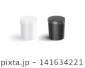 Blank black and white powder can mockup png, transparent background, 3d rendering. Empty plastic package for sport pill or food mock up cut out. Clear cosmetics powder or medicine preserve template. Blank black and white powder can mockup png, transparent background, 3d rendering. Empty plastic package for sport pill or food mock up cut out. Clear cosmetics powder or medicine preserve template. 141634221